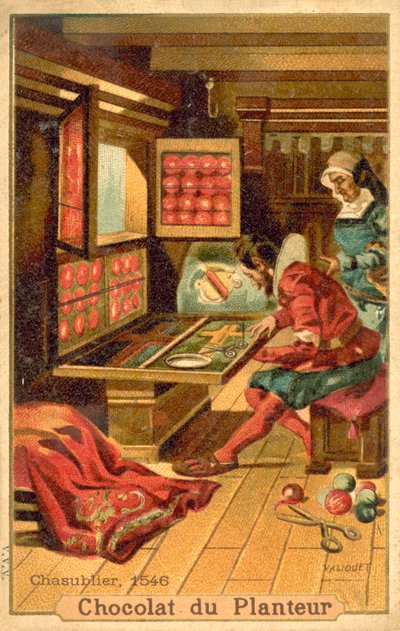 Maker of chasubles, 1546 by French School